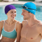 Firesara Fabric Swim Cap, High Elasticity Swimming Cap Keeps Hair Clean Breathable Fit Both Long Hair Short Hair, Swim Caps Woman Girls Men Kids One Size Hat