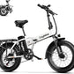 Foldable Electric Bike for Adults, 30+MPH, 48V 20Ah Removable Lithium Battery up to 80Miles, 20" Fat Tire 1000W Peak Motor Dirt Ebike Adult Electric Bicycle for Commute Beach Mountain E Bike