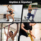 Zacro Resistance Bands, 6 Resistance Levels Pull Up Assistance Bands, Exercise Bands for Men&Women, Heavy Duty Resistance Band Set with Door Anchor, for Working Out, Muscle Training, Physical Therapy