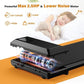 SupeRun Walking Pad, Under Desk Treadmill, 3 in 1 Portable Treadmill with Remote Control LED Display, 2.5 HP Quiet Walking Jogging Machine for Office Home Use, 300 Lbs Capacity