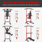 soges Power Tower Pull Up Bar Station, Free Standing Pull Up Rack Dip Station for Home Gym, Height Adjustable Home Strength Training Fitness Workout Equipment