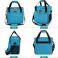 BAGLHER Dog Travel Bag, Pet Travel Bag (ALL Pet Travel Supplies), With 2 Pet Food Containers and 2 Collapsible Silicone Bowls; Essential Kits for Pet Travel Sky Blue