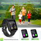 Smart Watch for Kids 4-12 Years Boys Girls,Smartwatch,Aluminum Case with Pink Sport Band,24 Games Camera Voice Music Video Player Recorder,Pedometer Flashlight, Birthday (Black)