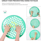 Hand Exercise Webs for Physical Therapy, Hand Grip Strengthener, Finger Exerciser, Portable Size, Latex Free, 7" Diameter