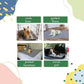 Caldwell's Pet Supply Co. 24x36 Potty Pads, Washable Pee Pads for Dogs, Reusable Pee Pads for Dogs, Puppy Potty Mat, Whelping Rug, Reusable Puppy Mat, Medium (Set of 3)