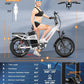 W Wallke H7 AWD Dual Motor Electric Bike for Adult, 48V 60Ah/40Ah Removable Battery, Long Range 32-34MPH Fast Ebike, 20" Fat Tire Mountain Offroad All Terrain Full Suspension E-Bicycle, UL2849 List