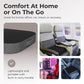 Kölbs Extra Large Seat Cushion, Stylish Plush Velvet Cover, X-Large Memory Foam for Office Chair, Floor Pillow, Cushion Back Pain Coccyx Pain Relief, Carry Handle (Extra Large)