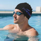 Firesara Fabric Swim Cap, High Elasticity Swimming Cap Keeps Hair Clean Breathable Fit Both Long Hair Short Hair, Swim Caps Woman Girls Men Kids One Size Hat