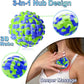 Deep Tissue Massage Ball for Exercise & Recovery - SGS Certification - Targets Back, Shoulder, Legs&Feet - Relieves Muscle Knots, Joint Pain&Tightness, Pressure Point Therapy- Myofascial Release Ball