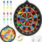 Magnetic Dart Board w/ 12 Darts, Toys for Boys Age 8-12, Safe Indoor Outdoor Games for Kids 8-12, Teen Gifts for 6 7 8 9 10 11 12 13 14 Year Old Boys Girls