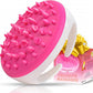 Scala Silicone Anti Cellulite Massager, Body Shower Scrubber, Cellulite Remover - Improve Circulation, Distribute Fat Deposits, Body Massager, Exfoliator, Fat Roller Use with Creams and Oils - Pink