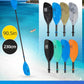 OCEANBROAD Kayak Paddle 86in/218cm, 90.5in/230cm Alloy Shaft 2-Piece Floatable Kayak Oar for Kayaking Canoeing Boating