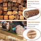 Sofier Hamster Toys Hamster Accessories for Cage Natural Guinea Pig Toys and Chews for Teeth Rat Toys Chinchilla Toys Wood Hideout Bridge Apple Wood Sticks