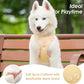 No Pull Dog Harness, Puppy Vest with Front Clip for Small Medium Large Sized Dog(Light Yellow,L)