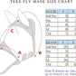 T TEKE Fine Mesh Horse Fly Mask w/No Ears, UV Blocking 3D Eye Visor with Extra Fleece Cushioned Forehead, Protection from Insect Pests