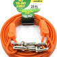 25FT Tie-Out Cables for Dogs - Strong, Safe, and Durable Dog Tie-Outs for Every Breed up to 250 Pounds - Weather and Wear Resistant Galvanized Aircraft Cable for Outside Use