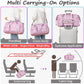 FIORETTO Women's Gym Duffle Bag with Shoes Compartment, 37L Capacity, Ideal for Travel, Gym, Sports, Duffel, Weekender