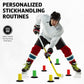 The Snake Trainer - Lightweight Stickhandling Training Tool - Hockey Training Equipment for Puck Control, Reaction Time and Coordination - Portable, Durable and Adjustable