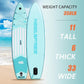 11”33“6 Premium Inflatable Stand Up Paddle Boards with Durable SUP Paddle Board Accessories Wide Stable Design Includes Backpack Required Parts Non-Slip Comfort Deck for Youth & Adults