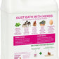 20.5 lb Pampered Chicken Mama Dust Bath with Organic Herbs & Essential Oils for Chickens, Quail, & Poultry | Dust Bath for Chickens to Keep Feathers Clean & Healthy