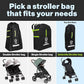 V VOLKGO Stroller Bag for Airplane, Large Cover for Airtravel, Jogger & Umbrella Stroller Cover for Travel - Fits Most Sizes, Gate Check Bag, Heavy Duty Durable Infant carrier covers for Air Travel
