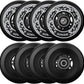 8-Pack Inline Skate Replacement Wheels 85A Outdoor Asphalt Formula Roller Blades Wheels Indoor Roller Blades Wheels with Bearings ABEC-9 & Floating Spacers