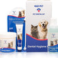 RAD PET - Advanced Pet Dental Hygiene Kit, Vet-Formulated Cat & Dog Tooth Brushing Kit, Complete Oral Care with Cat/Dog Toothbrush and Toothpaste (Enzymatic), Pet Dental Wipes & Water Additive