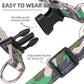 PUPTECK No Pull Dog Harness Soft Adjustable Basic Nylon Step in Puppy Vest Outdoor Walking with ID Tag, Camouflage, M
