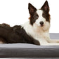 Orthopedic Memory Foam Bed for Large Dogs, Waterproof Cooling Pet Mats for Crate with Removable Washable Cover,Ideal for Arthritic Dogs (Large plus-36"x 27" x 3", Short Plush)