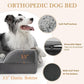 Comfort Expression Small Dog Beds Waterproof Orthopedic Foam Dog Sofa Beds for Medium Dogs Comfy Pet Bed with Washable Removable Cover & Non-Slip Bottom(Small,Grey)