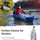 Abahub Adjustable Kayak Paddle 210-230 cm/ 230-250 cm Floating Kayaking Oars Boating Oars Canoeing Oars Black