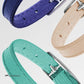 CollarDirect Leather Cat Collar, Kitten Collar with Removable Bell Black Blue Red Orange Lime Green (6-7 Inch, Beige)