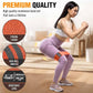 Fabric Resistance Bands for Working Out - Exercise Bands for Women and Men, Booty Bands for Legs and Glute, Yoga, Pilates, Rehab, Fitness and Home Workout
