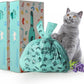 Cat Litter Bags Biodegradable 100% Leak-Proof Cat Poop Bags with Handle, 360 Counts, Cornstarch Based Extra Thick, Easy Tie Pet Waste Pick Up Bag (Lavender Scented)