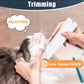oneisall Pet Clipper for Cat Matted Hair, Pet Shaver for Cats Quiet Pet Clippers Waterproof Cordless Cat Clippers for Matted Hair Long Hair with Storage Bag (White)