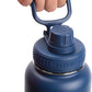 Takeya Actives Insulated Stainless Steel Water Bottle with Spout Lid, 32 Ounce, Midnight