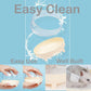 Meow&Woof Hamster Sand Bath Container, Large Sandbox Toilet Gerbil Batheoom, Tiny Chinchilla Dust Bathtub Sand Bath Box for Hamster Cage Accessories 6.5 Inch - Blue