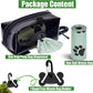 Dog Waste Bag Dispenser Poop Bag Dispenser for Leash Accessory dog Poop Bag Holders Fits Dog Leash Include Hand Free Holder, Clear, No-PUXB