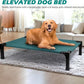 Heeyoo Elevated Dog Bed, Cooling Raised Pet Cot with Chew Proof Washable Breathable Mesh and Metal Frame, Portable Dog Cot Bed with No-Slip Feet for Outdoor or Indoor Use