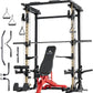 MAJOR FITNESS Drone3 Smith Machine, All-in-One Home Gym Power Rack with Cable Crossover, Pull-Up Bars, T-Bar & Squat Station, Heavy-Duty Full-Body Workout for Strength Training