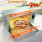 Nuwave Bravo Pro Smart 21QT Toaster Oven Air Fryer Combo, Convection Oven Countertop, 10 functions all in 1, with even & quick crisp technology, 50-450°F, 1800W, Mint Green