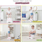 Two Step Stools for Toddlers Girls, Small Kids Step Stool for Bathroom Sink, No Slip Toddler Step Stool for Little Grils Room Princess Bedroom Closet Potty Training (2 Pack, White-Pink)