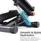 Sunny Health & Fitness Mini Stepper for Exercise at Home, Stair Step Workout Machine with Resistance Band and Over 300lb Weight Capacity, Optional Twist Motion and Free SunnyFit App Connection