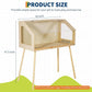 Wooden Hamster Cage with Legs, 40" l x 20" w x 47.5" h Guinea Pig Cages Chew Proof,Large Hamster Habitats Enclosure with Acrylic Window & Openable Top for Guinea Pig, Chinchilla, Gerbil