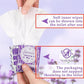 Tondiamo 200 Pcs Feminine Wet Wipes for Women Individually Wrapped Flushable Wipes Travel Size Soothing Personal Wipe Cleansing Natural Ingredients for Feminine Daily Use(Lavender)