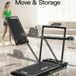 Walking Pad Treadmill, 330lbs Capacity, Compact Walking Pad, 2.5HP Desk Treadmills, 45dB Silent Operation, Foldable Treadmill with Remote Control, for Home Office