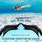 Swim Goggles, Polarized Adult Swimming Goggles Bungee Strap No Hair Pulling Anti-fog Pool Goggles for Men Women