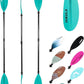 Adjustable Kayak Paddle with Carbon Shaft and PP Blade Available in 220-230/220-240/230-250cm Floating Lightweight Kayak Oars with Original Pattern