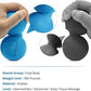 5BILLION Peanut Massage Ball - Double Lacrosse Massage Ball & Mobility Ball for Physical Therapy - Deep Tissue Massage Tool for Myofascial Release, Muscle Relaxer, Acupoint Massage (Black)