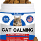 Calming Chews for Cats, Cat Calming Treats - Cat Anxiety Relief, Helps Reduce Stress & Promotes Relaxation for Travel, Boarding, Vet Visits, Separation Anxiety - Chicken (230 Soft Chews)
